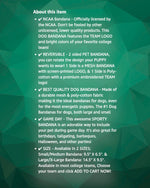 LSU NCAA Reversible Dog Bandana