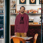 Frenchie Rocks Black Logo Hoodie - Frenchie Rocks