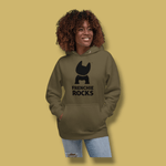 Frenchie Rocks Black Logo Hoodie - Frenchie Rocks