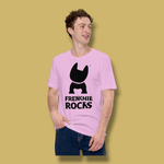 Frenchie Rocks Black Logo T-Shirt - Frenchie Rocks