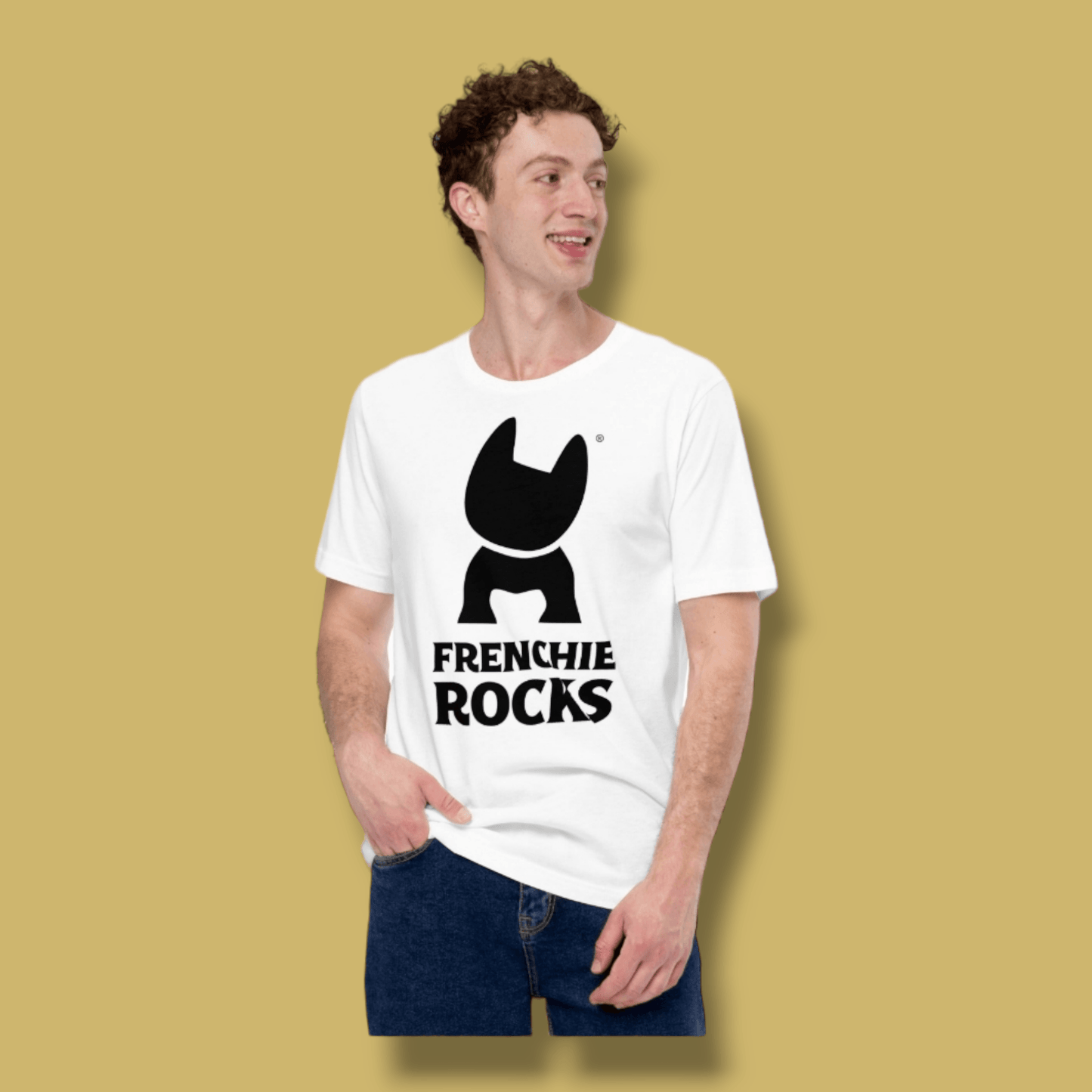 Frenchie Rocks Black Logo T-Shirt - Frenchie Rocks