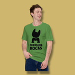 Frenchie Rocks Black Logo T-Shirt - Frenchie Rocks