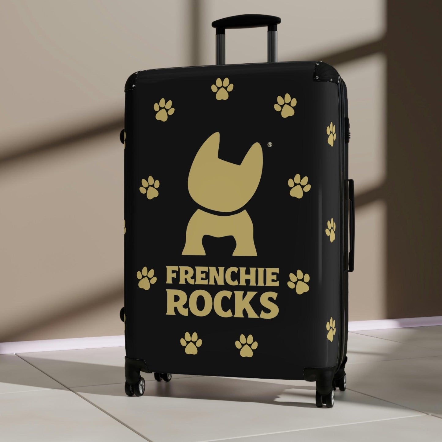 Frenchie Rocks Luggage 3 Piece Set - Frenchie Rocks