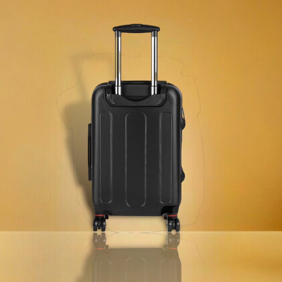 Frenchie Rocks Luggage Black