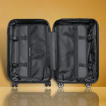 Frenchie Rocks Luggage Black