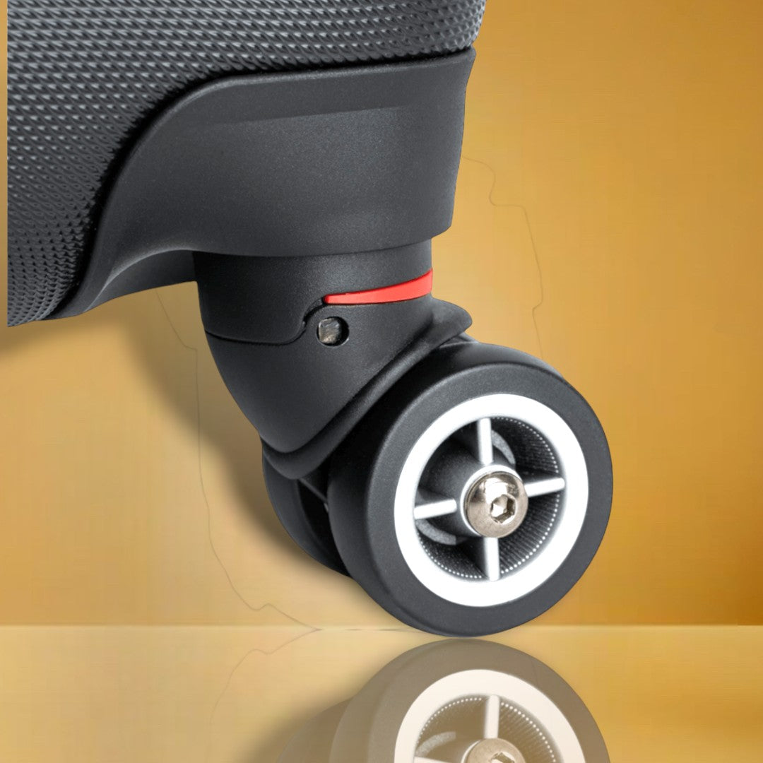 Frenchie Rocks Luggage Black