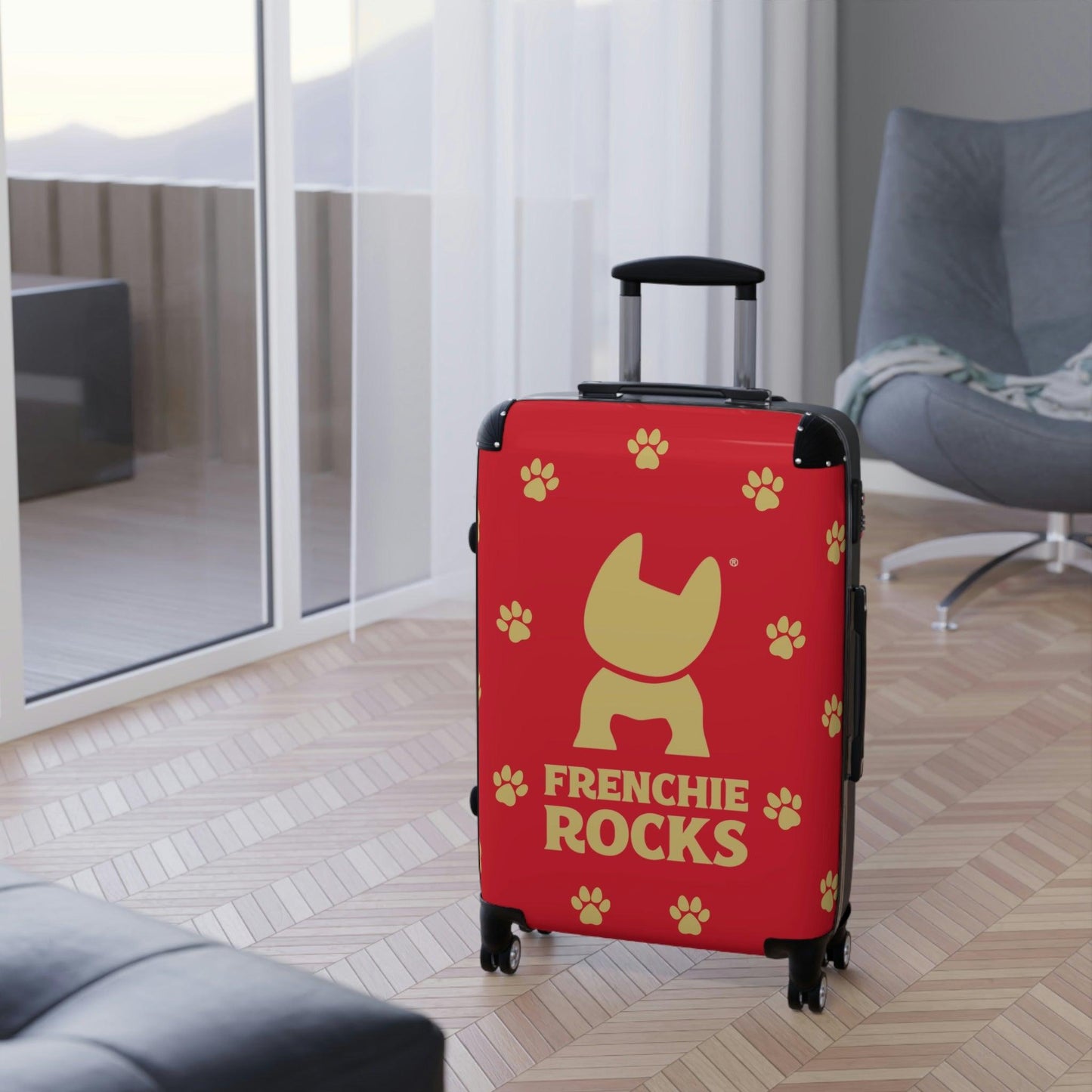 Frenchie Rocks Luggage - Frenchie Rocks