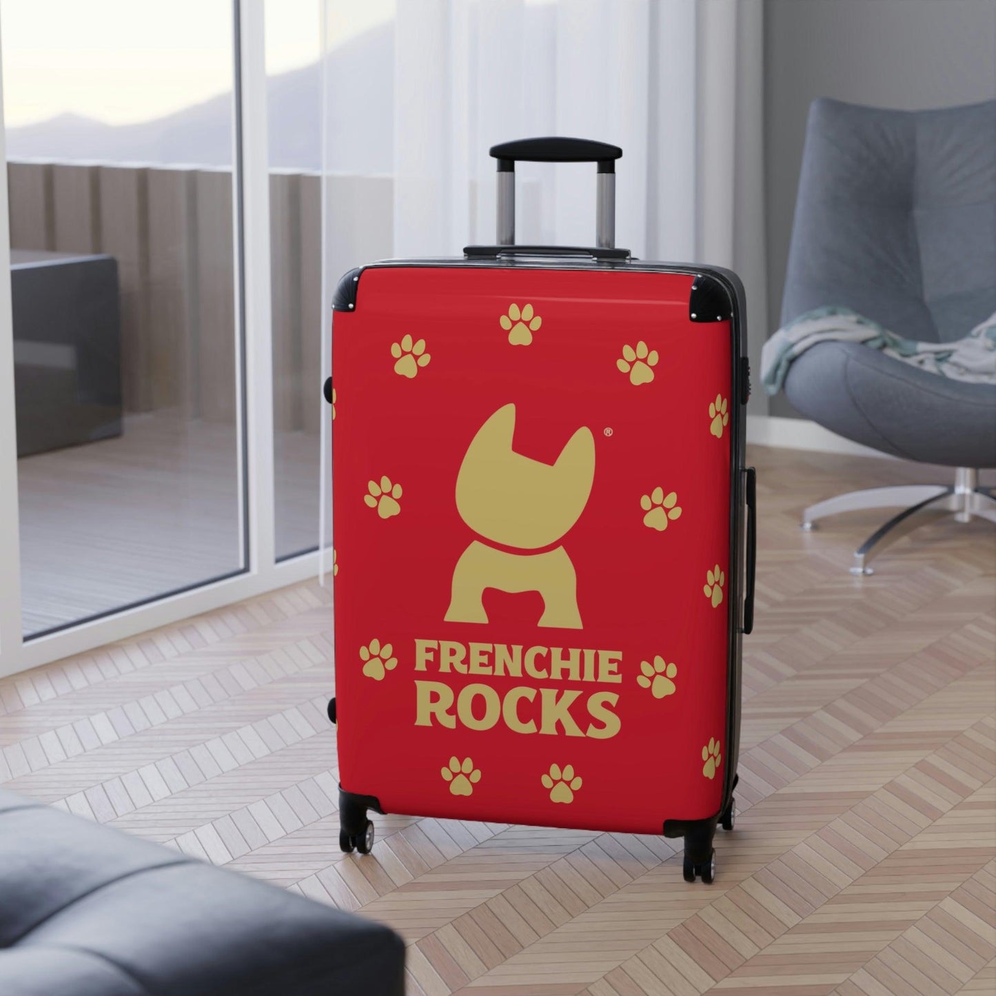 Frenchie Rocks Luggage - Frenchie Rocks