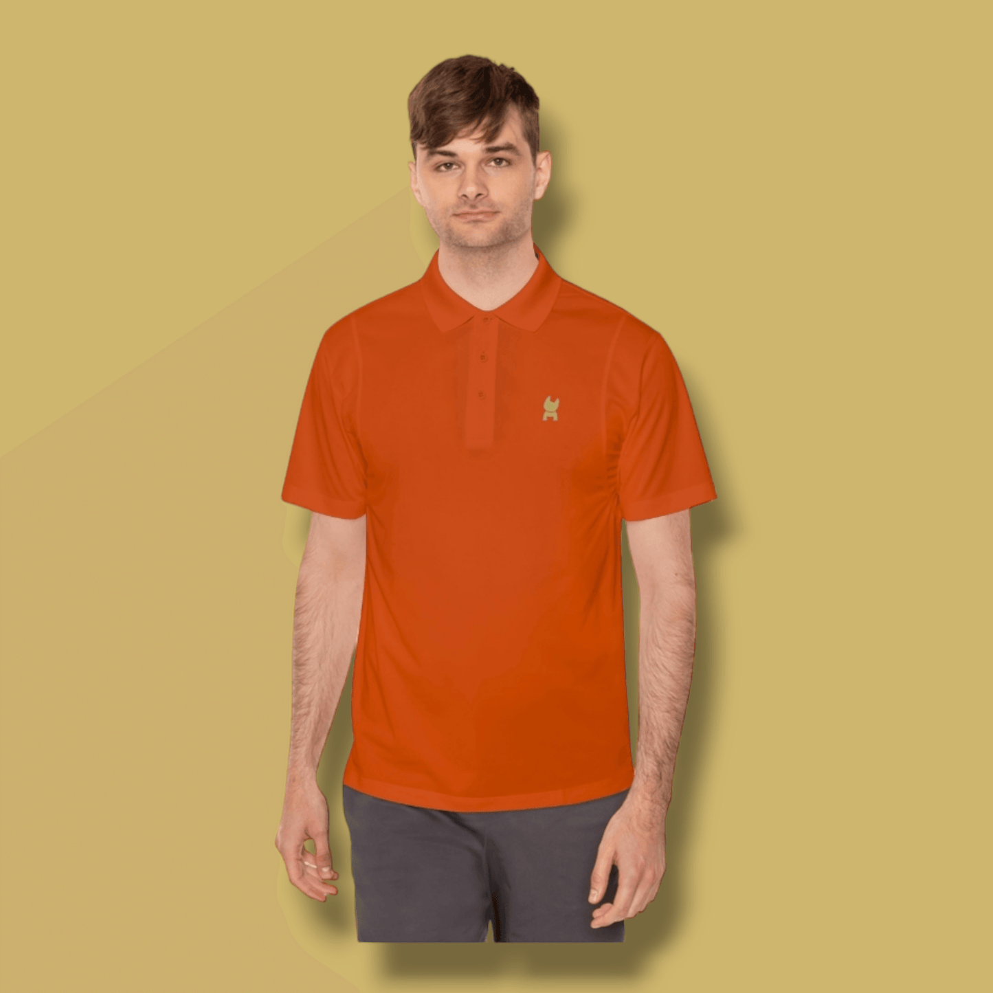 Frenchie Rocks Men's Sport Polo Shirt - Frenchie Rocks