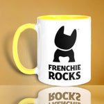Frenchie Rocks Mug with Color Inside
