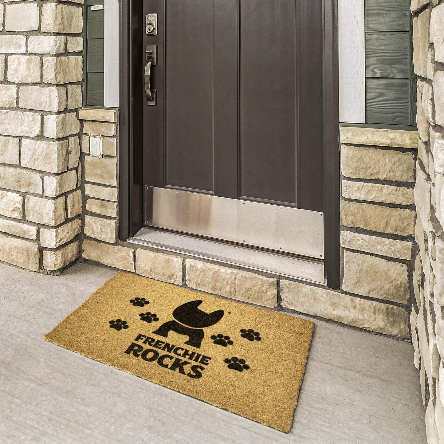 Frenchie Rocks Outdoor Mat - Frenchie Rocks