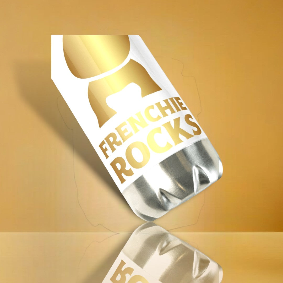 Frenchie Rocks Stainless Steel Water Bottle