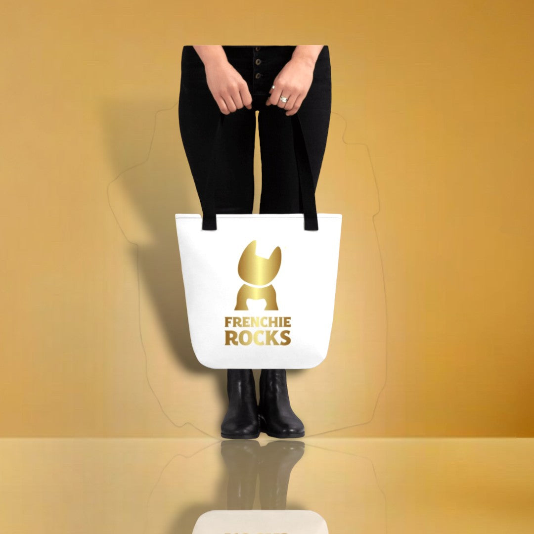 Frenchie Rocks Tote Bag