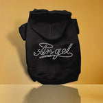 Angel Rhinestud Dog Hoodie