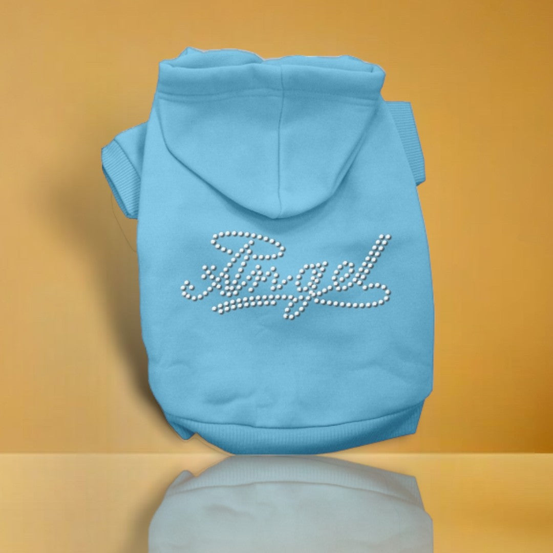 Angel Rhinestud Dog Hoodie