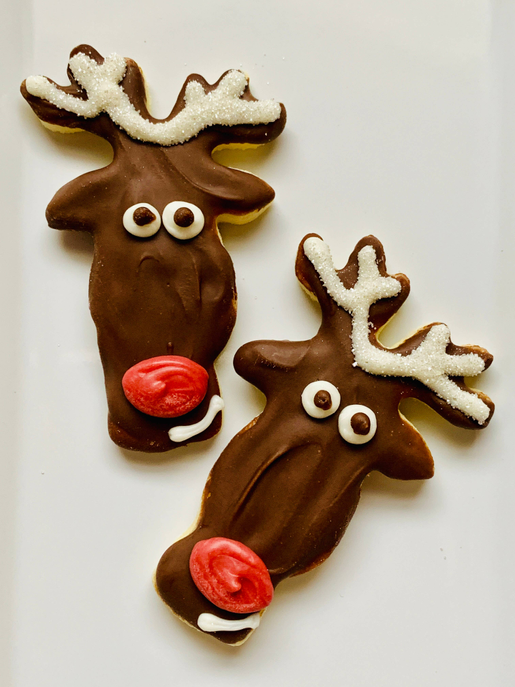 Rudolph Dog Cookie (Case of 12)