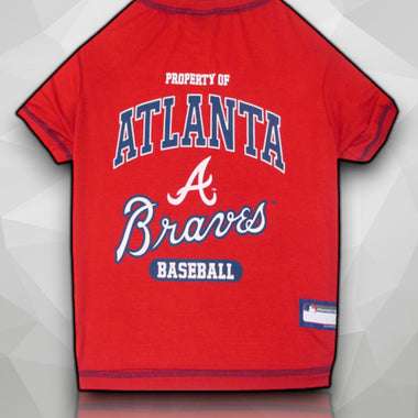 Atlanta Braves MLB Dog Tee Shirt