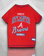 Atlanta Braves MLB Dog Tee Shirt