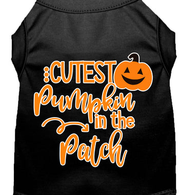 Cutest Pumpkin in the Patch Screen Print Dog Shirt