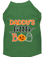 Daddy's Little Boo Screen Print Dog Shirt