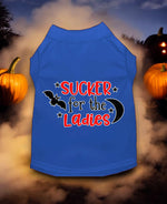 Sucker for the Ladies Screen Print Dog Shirt