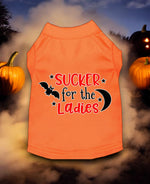 Sucker for the Ladies Screen Print Dog Shirt