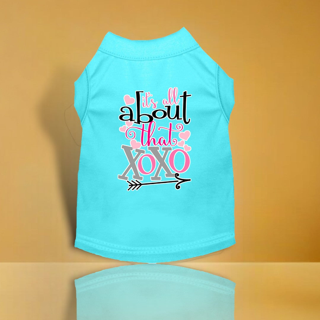 All about that XOXO Screen Print Dog Shirt