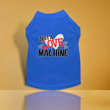 Love Machine Screen Print Dog Shirt