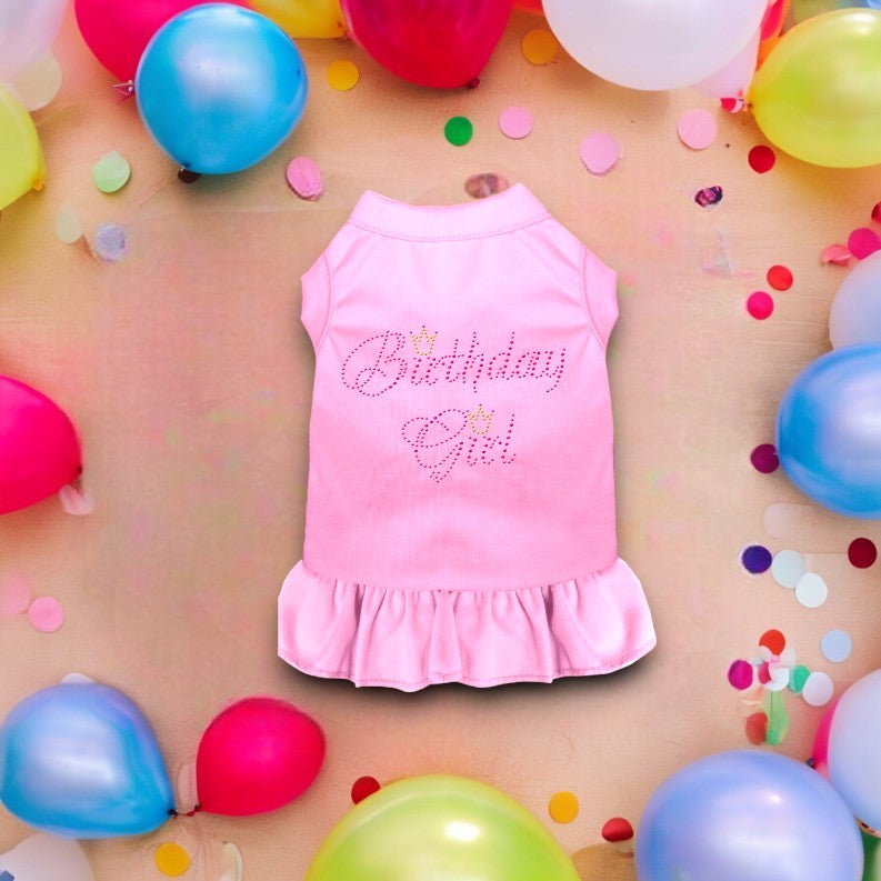 Birthday Girl Rhinestone Dress