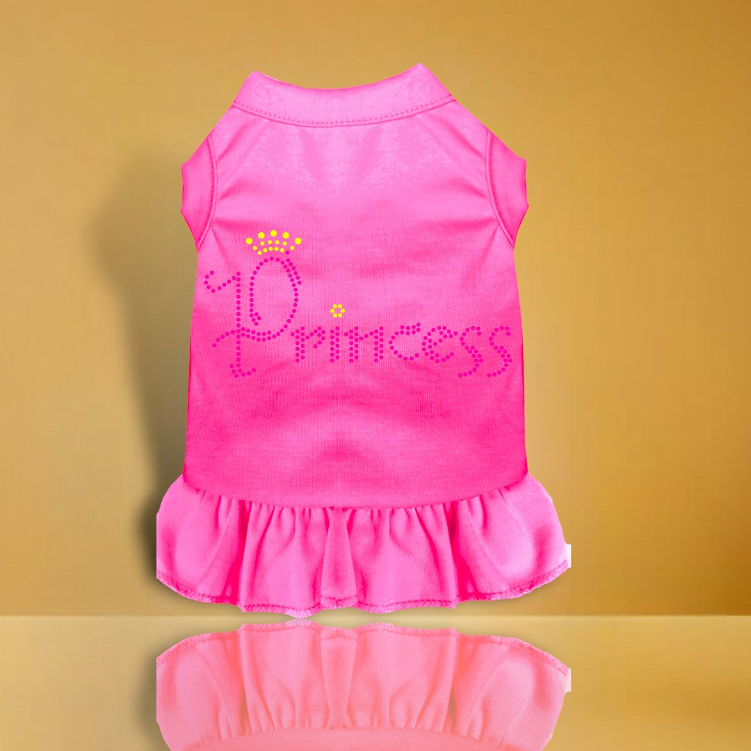 Princess Rhinestone Dog Dress