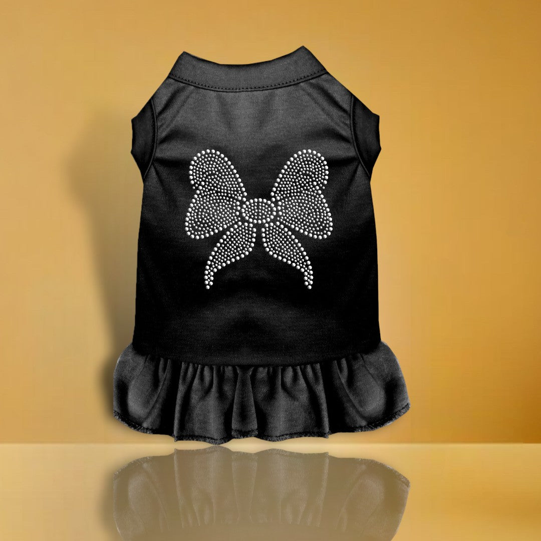 Rhinestone Bow Dog Dress