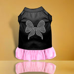 Rhinestone Bow Dog Dress