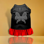 Rhinestone Bow Dog Dress