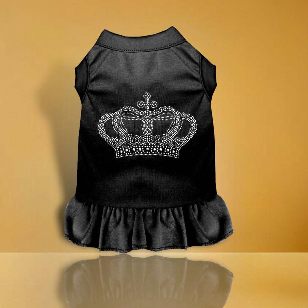 Rhinestone Crown Dog Dress