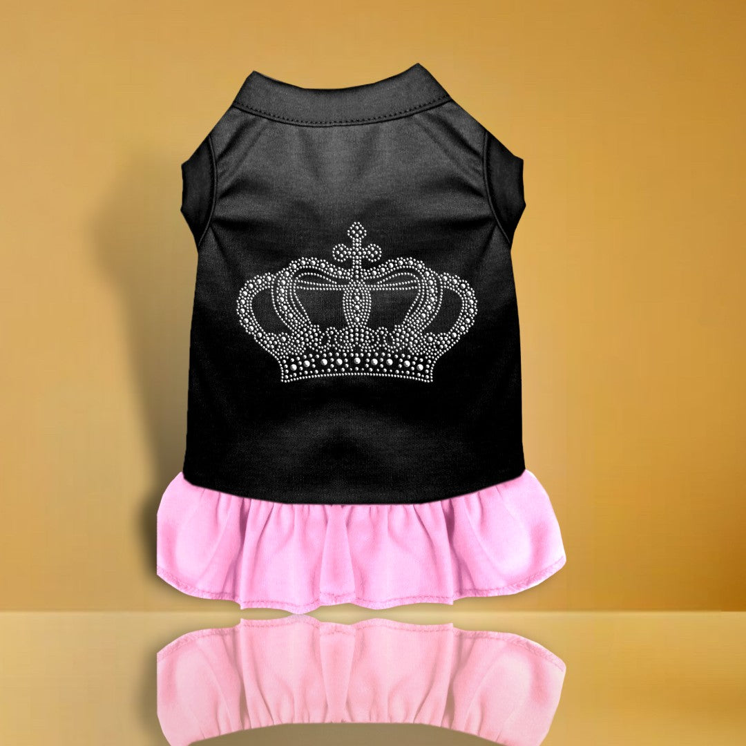 Rhinestone Crown Dog Dress