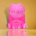 Rhinestone Wild Child Dog Dress