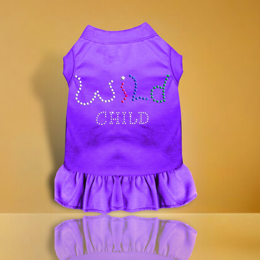 Rhinestone Wild Child Dog Dress