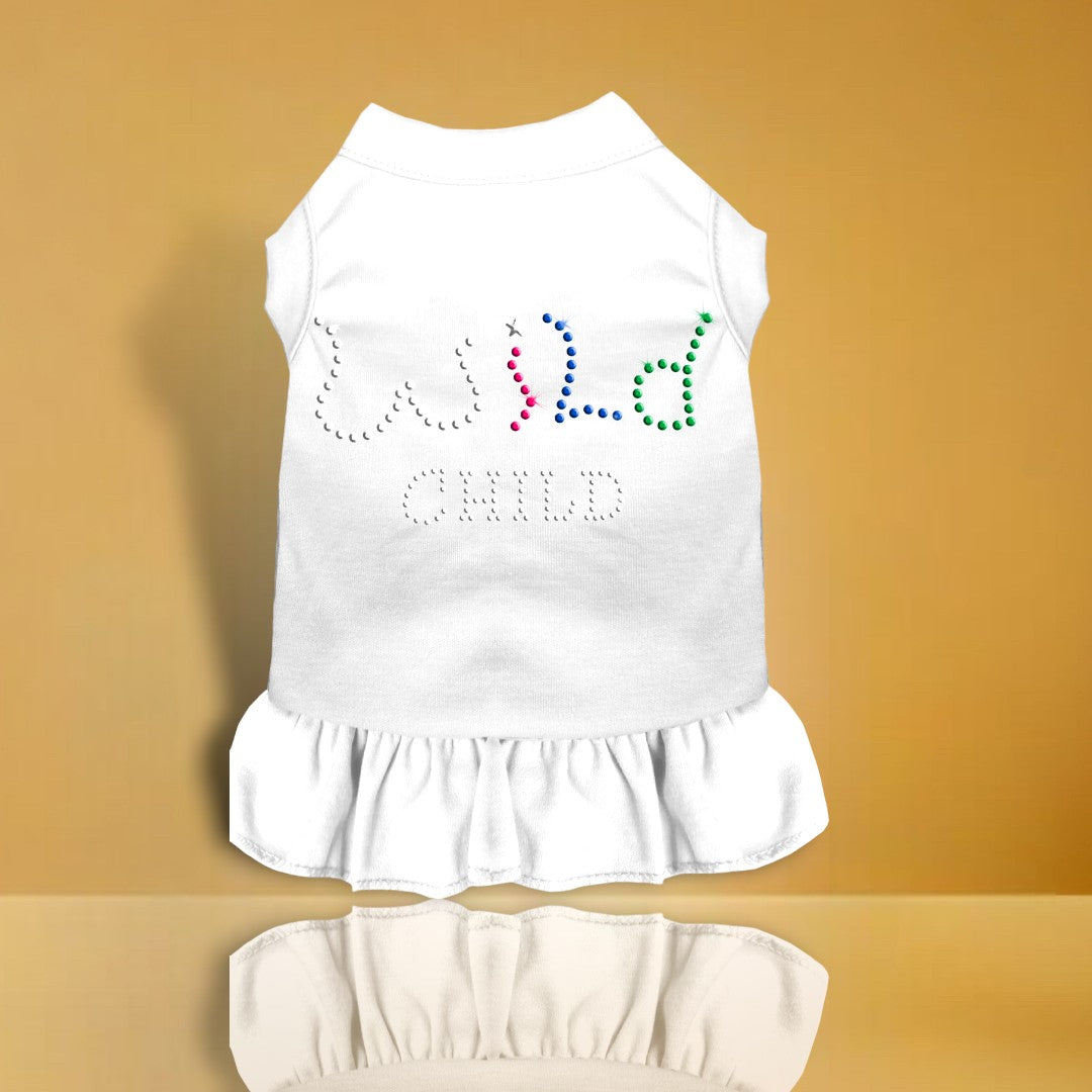 Rhinestone Wild Child Dog Dress