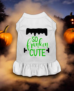 So Franken Cute Screen Print Dog Dress