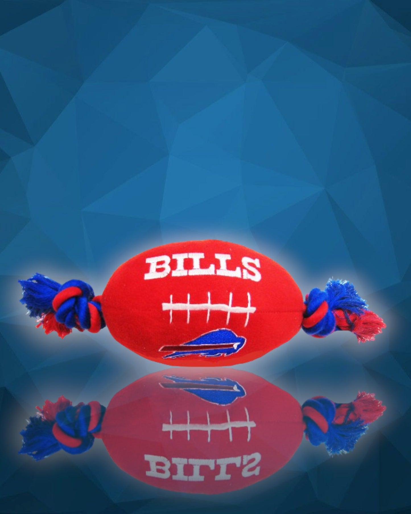 Buffalo Bills NFL Fuzzy Football Dog Toy