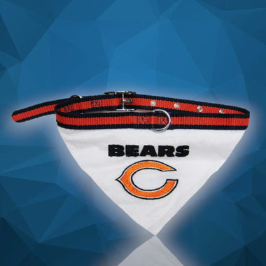 Chicago Bears NFL Dog Collar Bandana