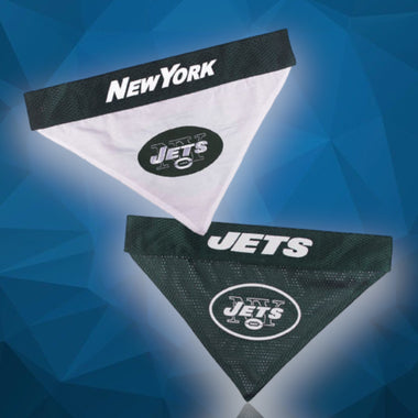 New York Jets NFL Reversible Dog Bandana