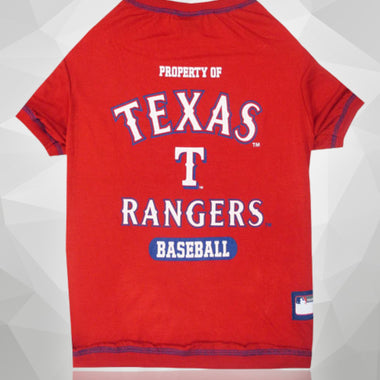 Texas Rangers MLB Dog Tee Shirt