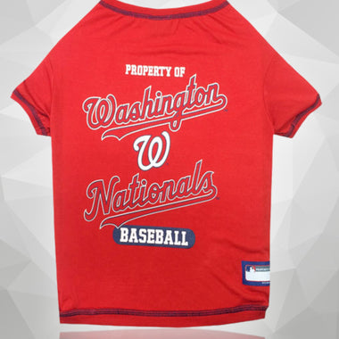 Washington Nationals MLB Dog Tee Shirt