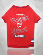 Washington Nationals MLB Dog Tee Shirt