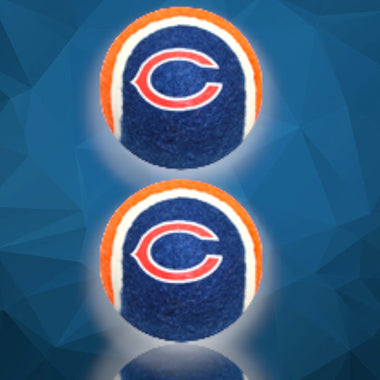 Chicago Bears Tennis Balls Dog Toy