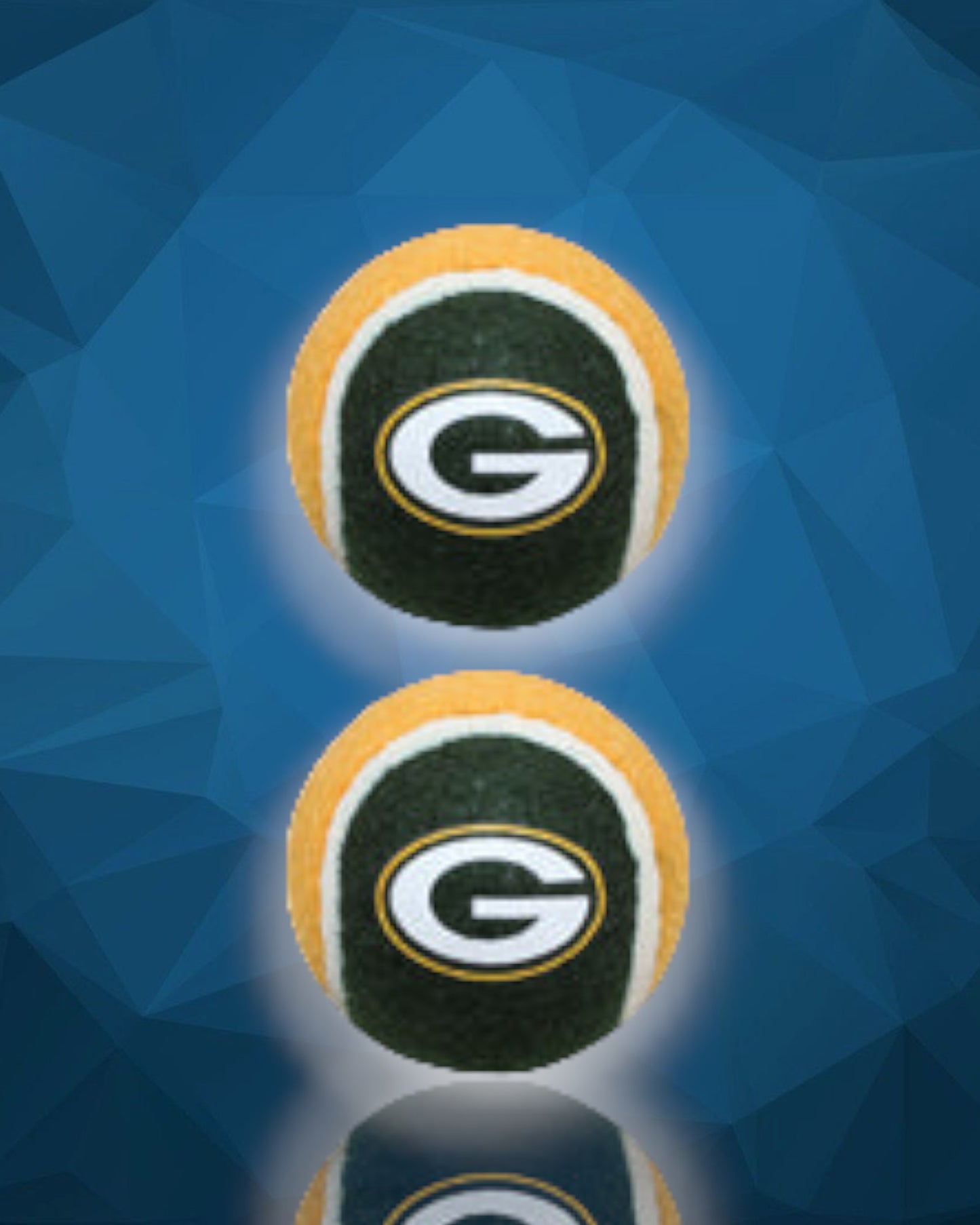 Green Bay Packers Tennis Balls Dog Toys