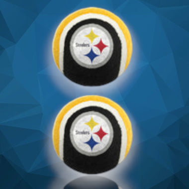 Pittsburgh Steelers Tennis Balls Dog Toy