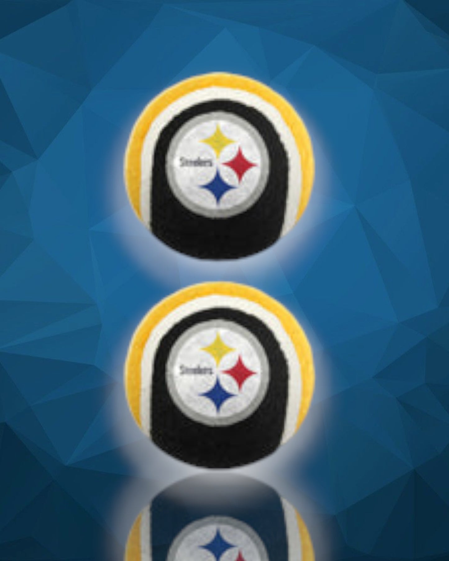 Pittsburgh Steelers Tennis Balls Dog Toy