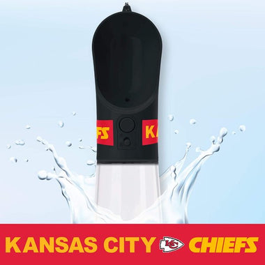 Kansas City Chiefs Portable Pet Waterbottle